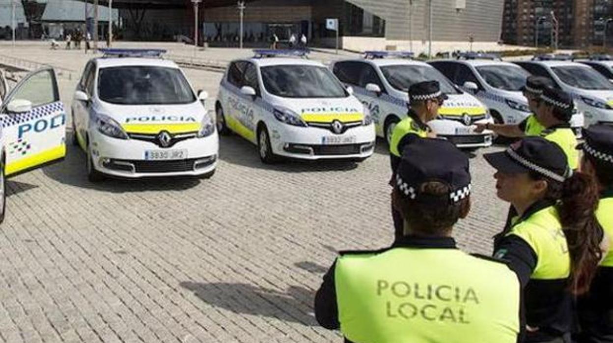 Agentes de la Policía Local de Málaga en una imagen de archivo