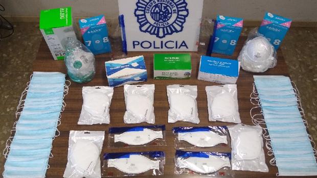 Detenido por sustraer mascarillas de un hospital de Málaga para venderlas en una tienda a más de 40 euros