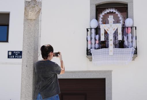 Así se las ingenian en Añora para celebrar la fiesta de la Cruz