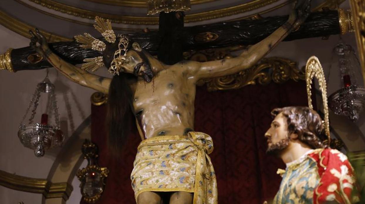 El Cristo de Gracia en la Iglesia de los Trinitarios