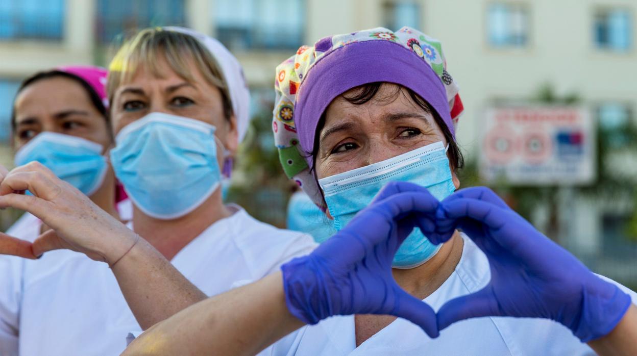 Evolución de los pacientes hospitalizados en Andalucía