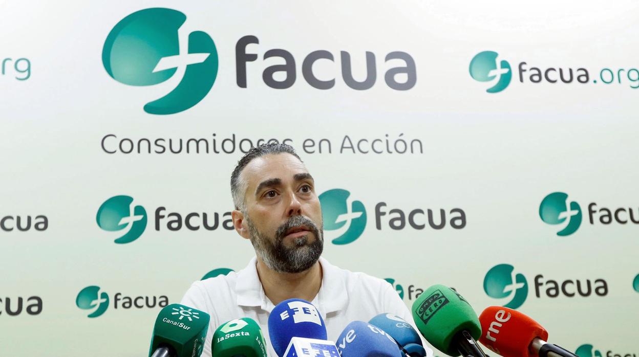 Rubén Sánchez, el líder de la organización de consumidores Facua