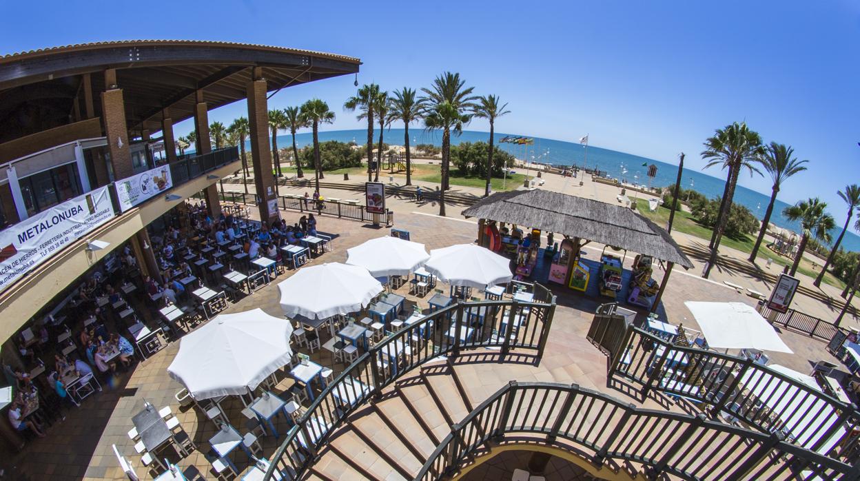 Uno de los grandes hoteles de la playa de Islantilla perteneciente al término municipal onubense de Lepe