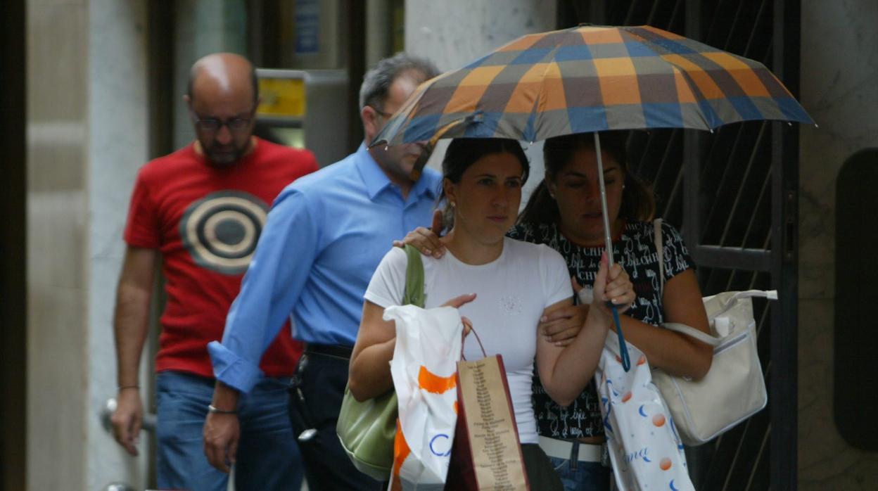 Imagen de lluvia en primavera