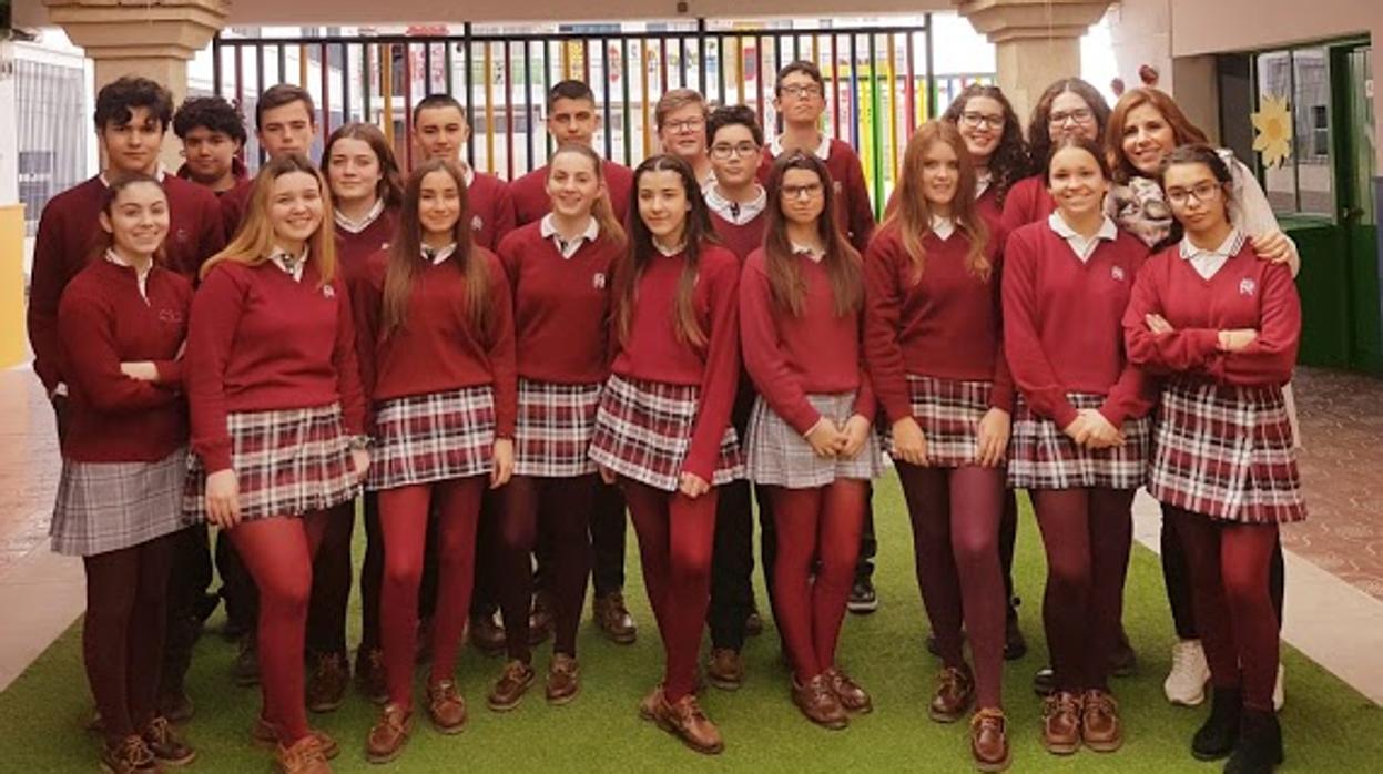 Escolares de Cuarto de ESO del colegio Jesús Nazareno de Córdoba