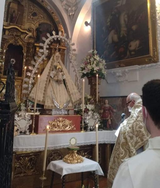 Capilla dedicada a la Virgen de la Sierra en la iglesia de la Asunción de Cabra