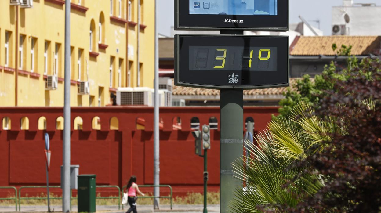 Termómetro a 31 grados en Córdoba