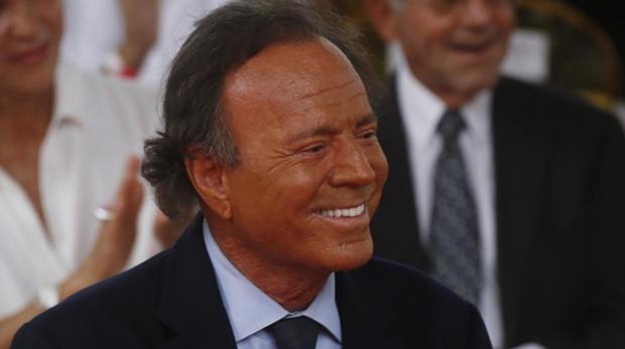 El cantante Julio Iglesias