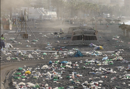 La playa una mañana de San Juan cuando se permiten las celebraciones