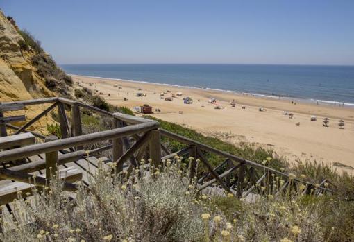 La playa del Parador de Mazagón se encuentra en el municipio de Moguer