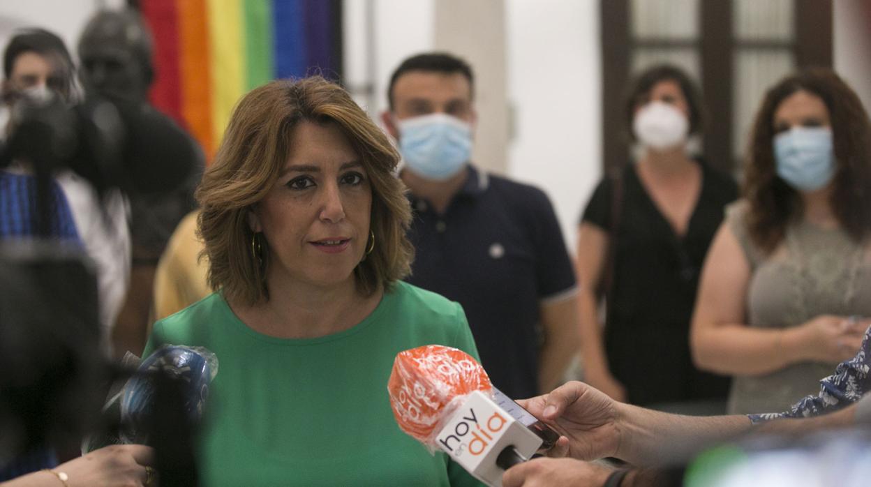 La secretaria general del PSOE andaluz, Susana Díaz