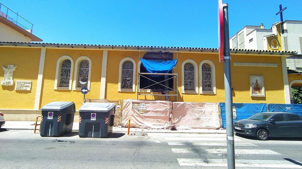 Inicio de las obras en Santa María de Guadalupe