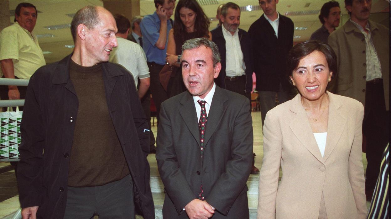 Rem Koolhaas, José Mellado y Rosa Aguilar en el Ayuntamiento (octubre de 2011)