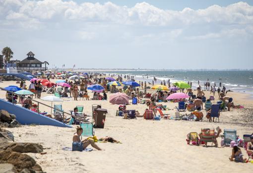 Playa de Matalascañas el fin de semana pasado