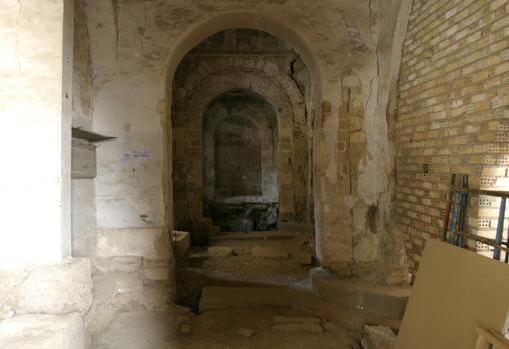 Interior del antiguo convento de Santa Clara