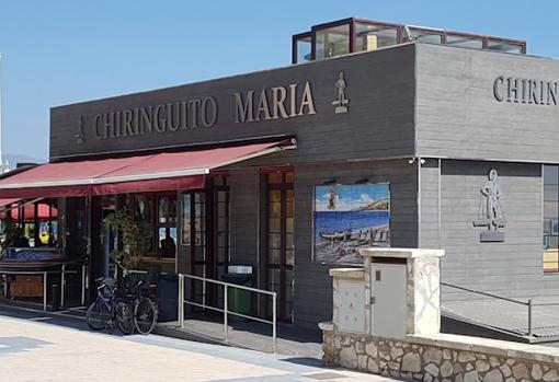 Entrada al Chiringuito María en Málaga