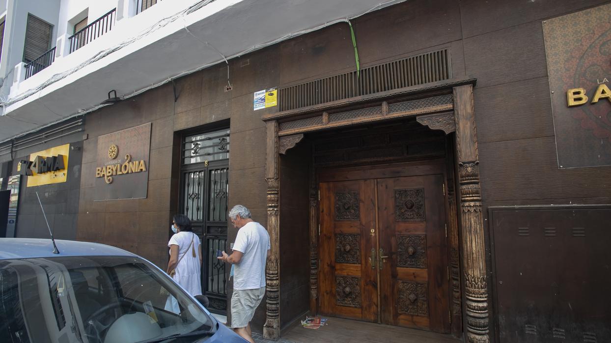 Entrada de la discoteca cordobesa donde se ha producido el último rebrote