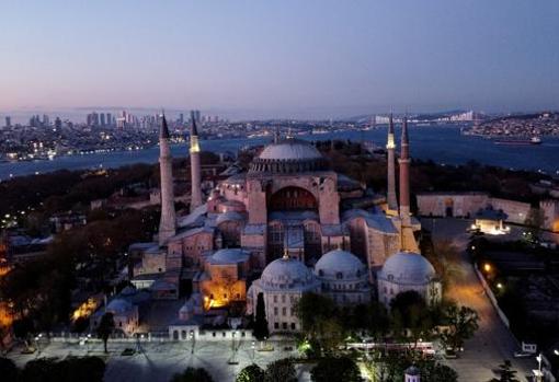 La basílica de Santa Sofía, en Estambul