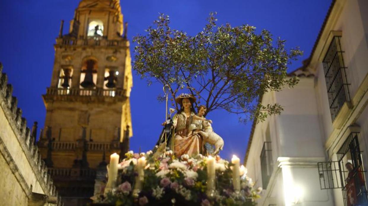 La Divina Pastora en su última salida procesional