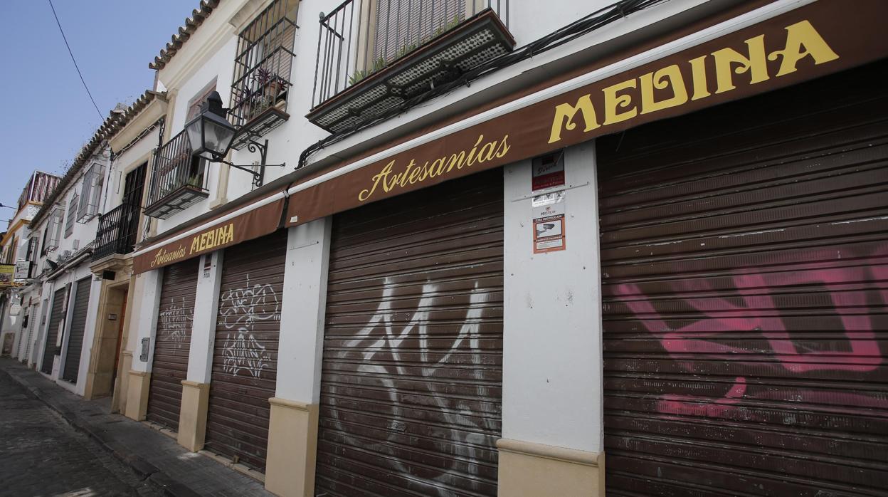 Negocios cerrados en el Casco durante el estado de alarma