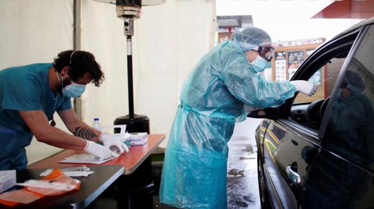 Pruebas de coronavirus en Jerez