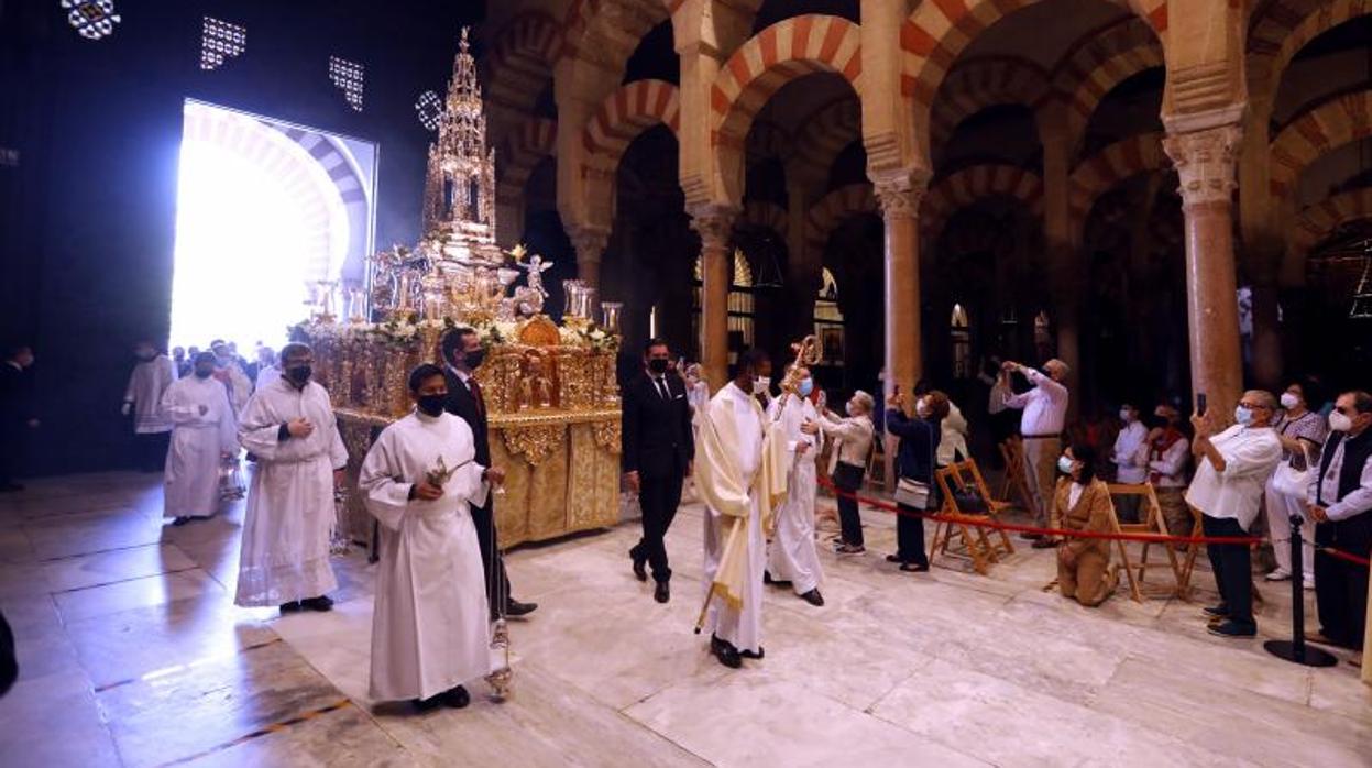 Procesión del Corpus del pasado junio en la Mezquita-Catedral de Córdoba