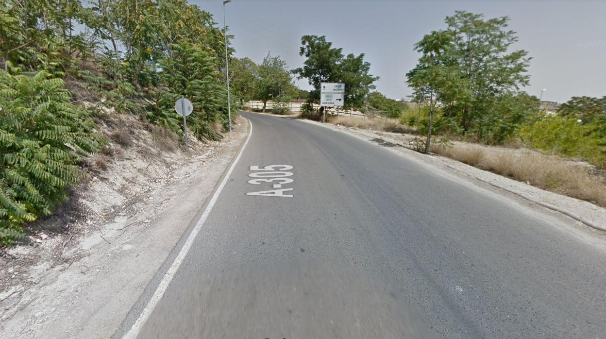 Carretera en la que se produjo el accidente