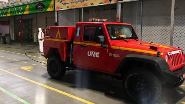La Unidad Militar de Emergencias de España utiliza vehículos «made in» Gibraltar