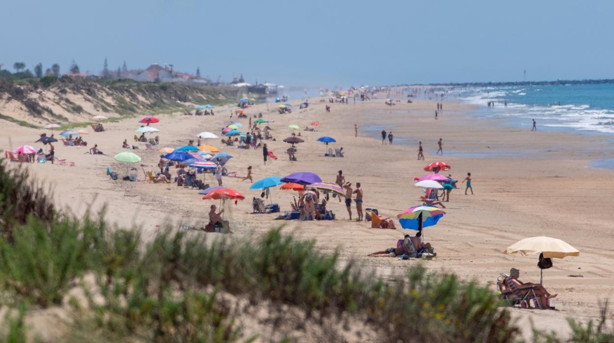 Playa de Los Enebrales en Punta Umbría (Huelva)