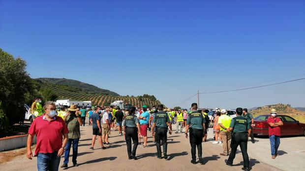 Centenares de agricultores de Jaén participan en la caravana de protesta por el bajo precio del aceite