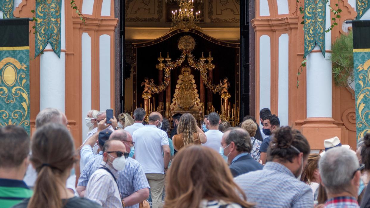 Celebración de la festividad del Rocío de 2020