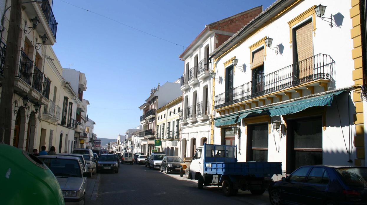 Imagen de una calel del municipio de Montalbán