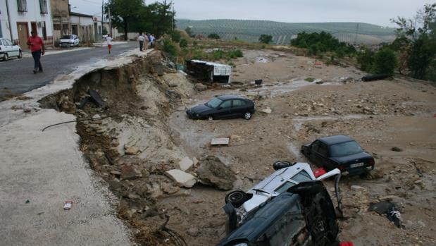 Diez años de la tormenta que convirtió el verano de Aguilar en un infierno