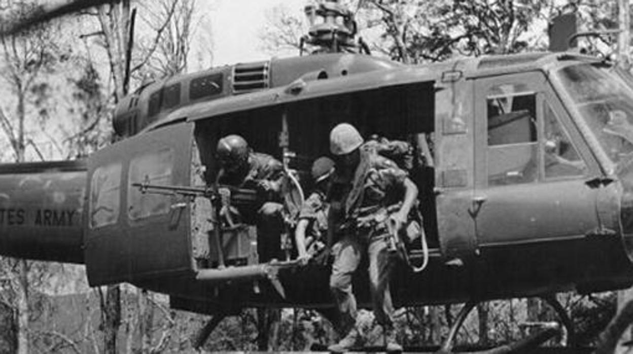 Marines en una operación en la Guerra de Vietnam