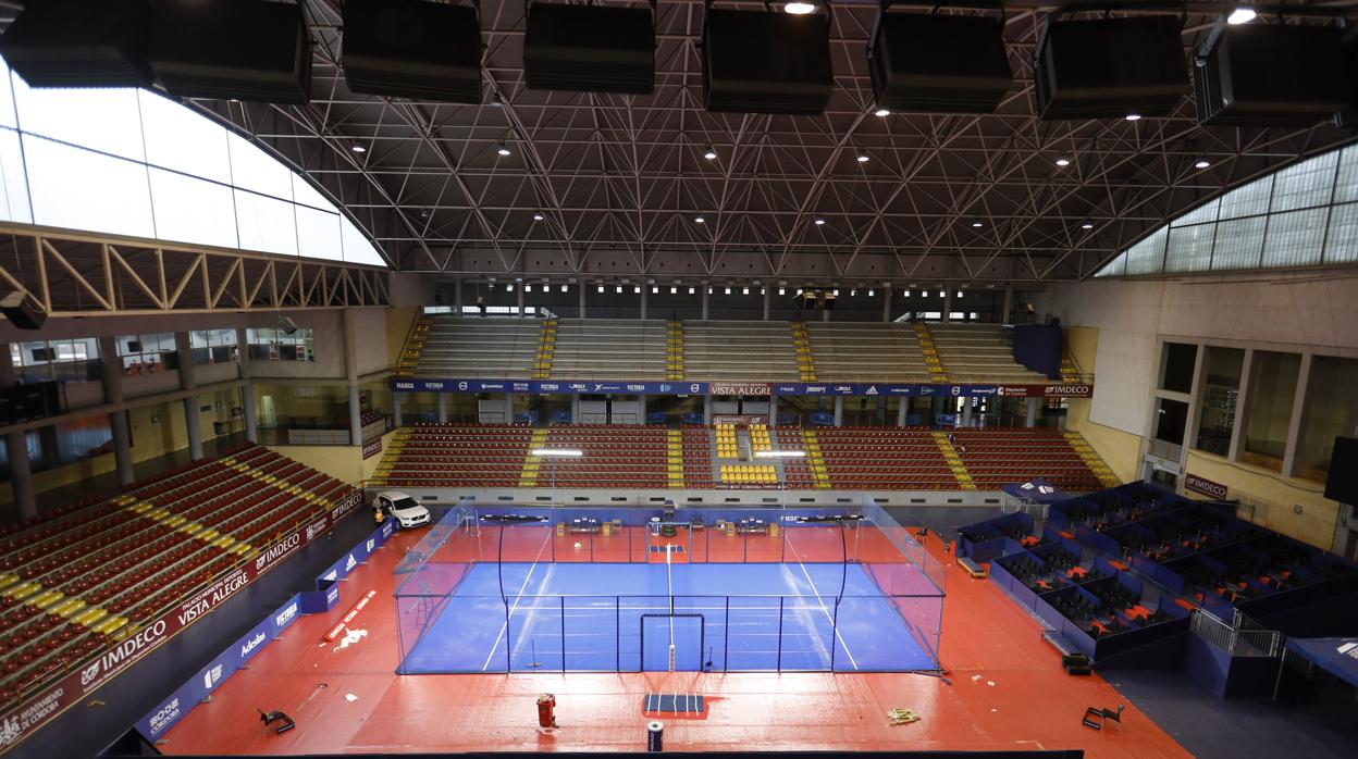 Instalaciones en el interior del Palacio Municipal de Deportes Vistalegre