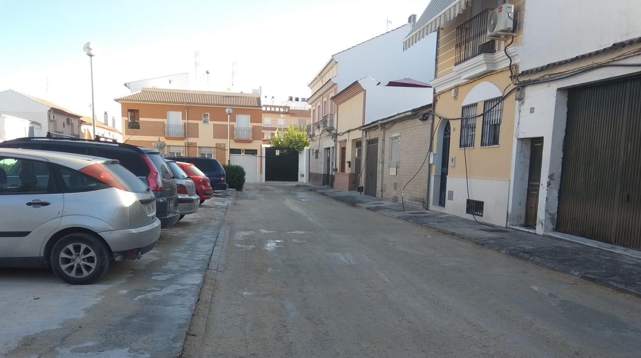 Estado actual de la calle lucentina