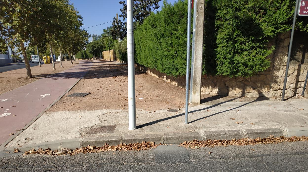 Calle Poeta Juan Ramón Jiménez, en El Tablero, una de las que se verá afectada por las obras