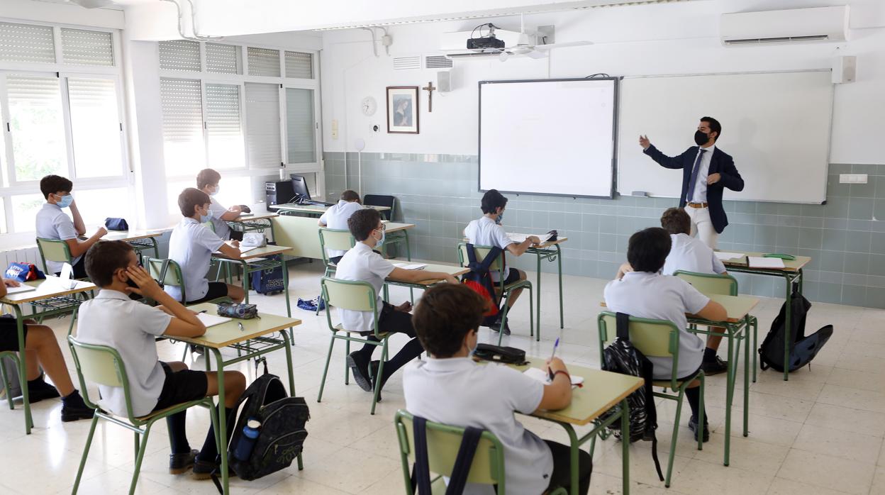 Clase en un instituto de Secundaria de Córdoba