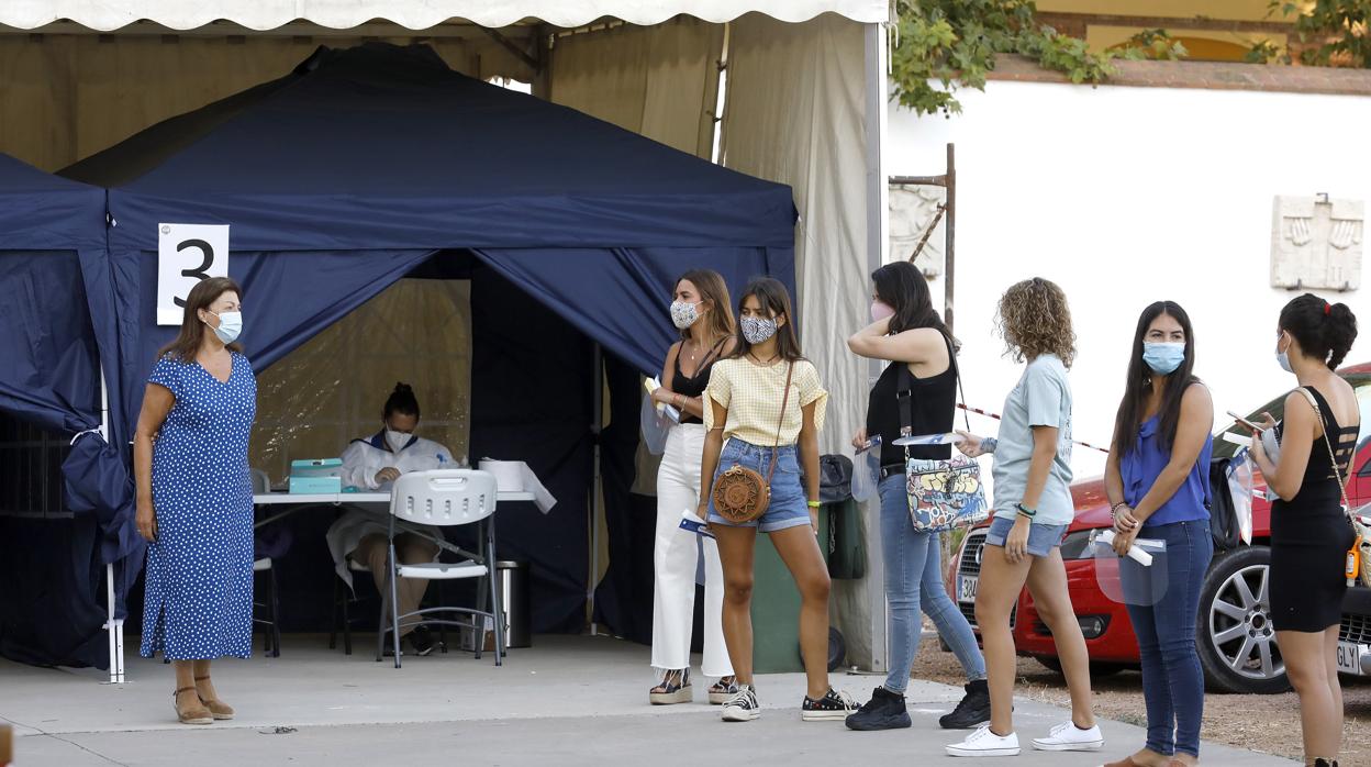 Pruebas del coronavirus en Córdoba