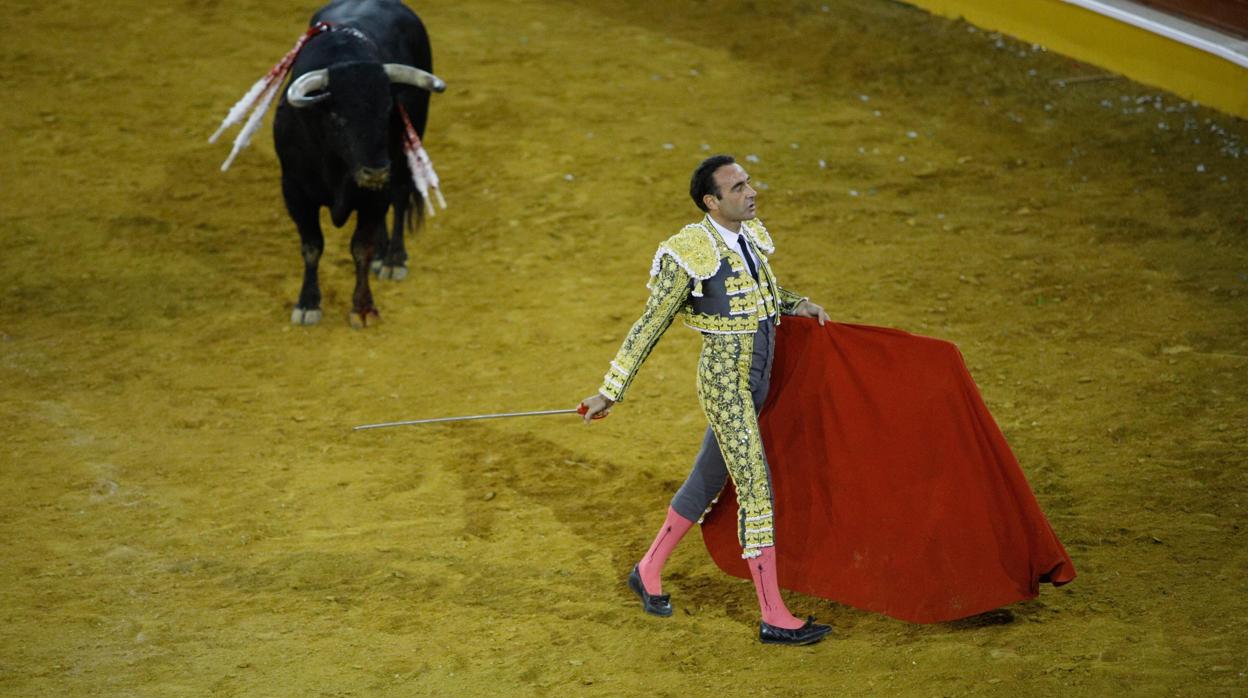 Enrique Ponce en el festejo de Priego de Córdoba