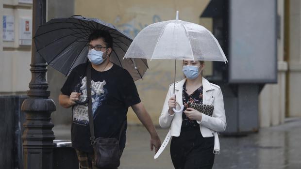 Lluvia durante la mañana de este jueves y temperaturas moderadas