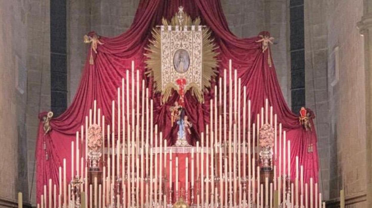 Altar de cultos de la hermandad del Rocío de Córdoba