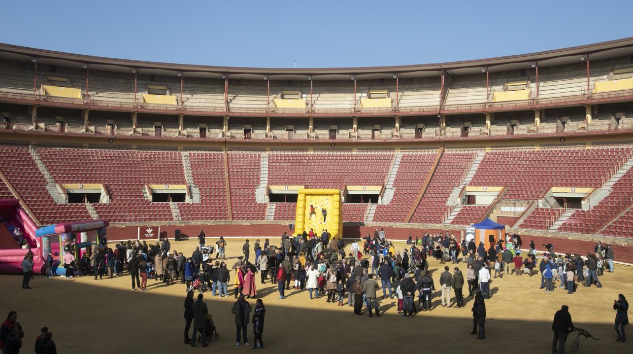 Actividad para niños en la plaza de toros de Córdoba