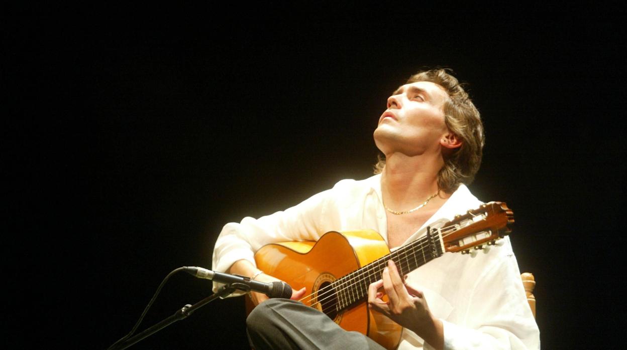 Vicente Amigo en un concierto en Caballerizas Reales en 2002
