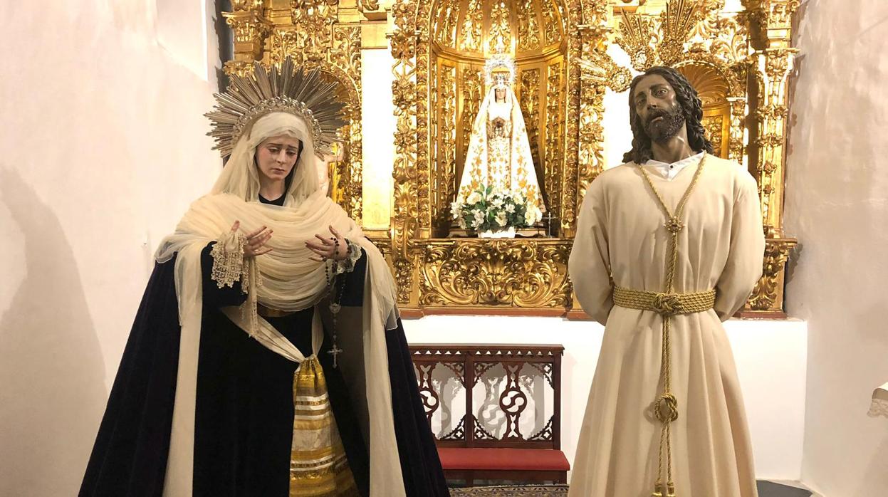 Titulares de la hermandad del Perdón en la Trinidad