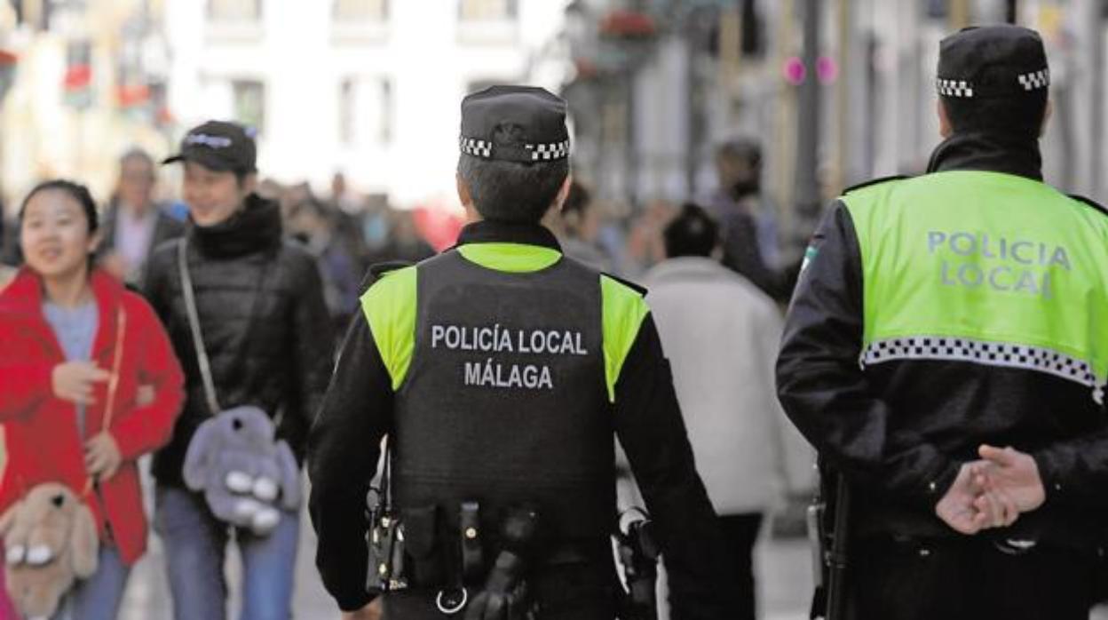 Agentes de la Policía Local de Málaga