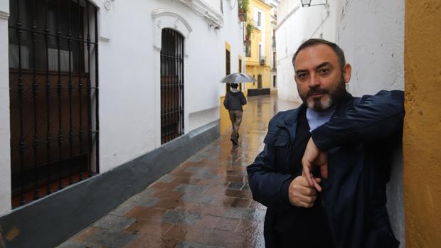 El escritor Jesús Sánchez Adalid, hoy en la Fundación Cajasol en Córdoba