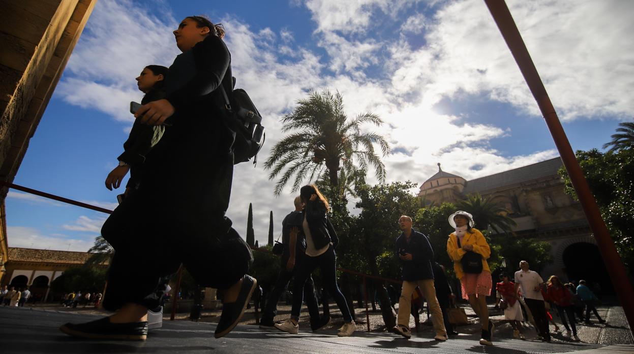 Turistas en Córdoba en octubre