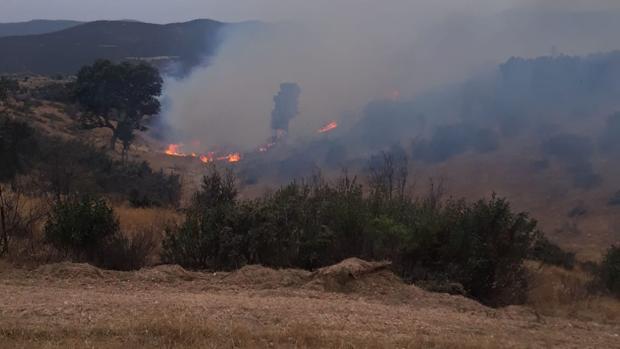 Los bomberos del Infoca, de Córdoba, dan por controlado un incendio en Cerro Muriano