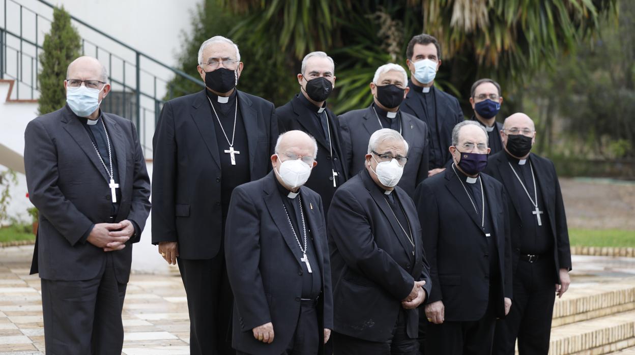 Foto de familia de la Asamblea de los Obispos del Sur celebrada estos días en Córdoba